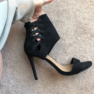 Black heels